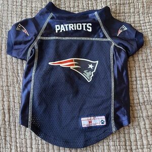New England Patriots Pats Pet Dog Football Jersey Shirt Top